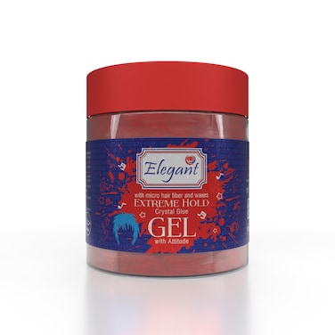 Elegant Hair Gel &ndash; Extreme Hold &ndash; 100ML &ndash; Crystal Glue Styling Gel, Quick Dry And No Flaking, Long-Lasting Hair Styles
