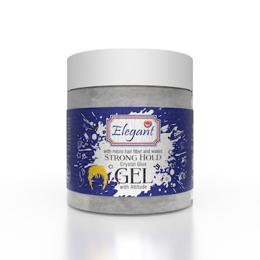 Elegant Hair Gel &ndash; Strong Hold &ndash; 100ML &ndash; Crystal Glue Styling Gel, Quick Dry And No Flaking, Long-Lasting Hair Styles