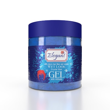 Elegant Hair Gel &ndash; Wet Look &ndash; 100ML &ndash; Crystal Glue Styling Gel, Quick Dry And No Flaking, Long-Lasting Hair Styles