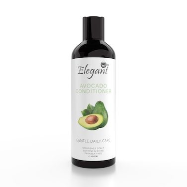 Elegant Avocado Conditioner &ndash; 480ML   Deep Conditioning &amp; Smooth Finish, Vitamin E &amp; Paraben-Free For Daily Moisturizing