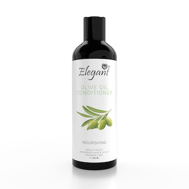 Elegant Olive Oil Conditioner &ndash; 480ML   Deep Conditioning &amp; Smooth Finish, Vitamin E &amp; Paraben-Free For Daily Moisturizing