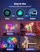 Lepro N1 AI Smart Rainbow Neon Light Strip 3M, 96 LEDs/M, Work with Alexa, Google Home, Music Sync, AI Lighting Design Assistant, IP65 Rope Light, MagicColor LED Light, App &amp; Voice Control, No Remote