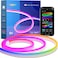 Lepro N1 AI Smart Rainbow Neon Light Strip 3M, 96 LEDs/M, Work with Alexa, Google Home, Music Sync, AI Lighting Design Assistant, IP65 Rope Light, MagicColor LED Light, App &amp; Voice Control, No Remote