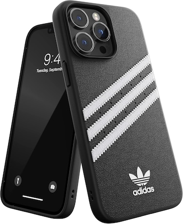 Adidas Originals Cases Designed For iPhone 14 Pro Max, Shockproof Drop Protection, 6.7 Inch Mobile Phone Cases (iPhone 14 Pro Max, Black&amp;White)