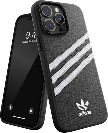 Adidas Originals Cases Designed For iPhone 14 Pro Max, Shockproof Drop Protection, 6.7 Inch Mobile Phone Cases (iPhone 14 Pro Max, Black&amp;White)