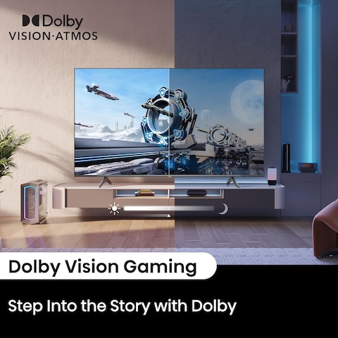 Hisense 100 Inch 144Hz VRR QLED TV E7N PRO-Full Local Dimming,Quantum Dot Colour,Dolby Vision Atmos,Freesync Premium,Built-in Subwoofer,Voice Control,and Youtube Netflix Disney+ Shahid, 100E7N PRO
