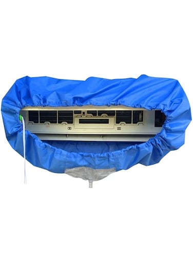 Hi-Care Air Conditioner Cleaning Cover- Water Proof AC Cover Bag With Drain Outlets Dustproof Cleaning Cover Bag House Hold