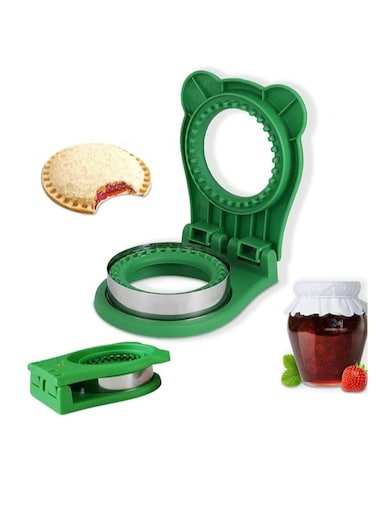 Sandwich Cutter Set - Uncrustables Maker with Bread Sealer &amp; Cookie Cutters for DIY Snacks