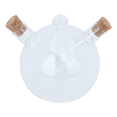 قارورة زيت زجاج شفاف 2×1 تركي