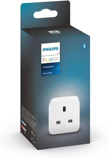 Philips Hue Smart Plug For Smart Home Automation, Works With Alexa, Google Assistant And Apple Homekit, White
