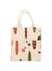 Earthsave Surfer Insulated Lunch Bag for Office Men &amp; Women   Lunch Box Bag for Kids   Canvas Tiffin Bags for School   Drawstring Lunch Bag (Off white,Orange &amp; Olive green)