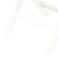 vidaXL Folding Chairs 2 pcs Plastic White