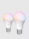 Philips Hue Essential Smart LED A60 Bulb, White and Color Ambiance, E27 Base, 8W, 2200K-6500K, 806 Lumens, Dimmable, Works with Alexa, Google Assistant, and Apple Home, 2 Pack