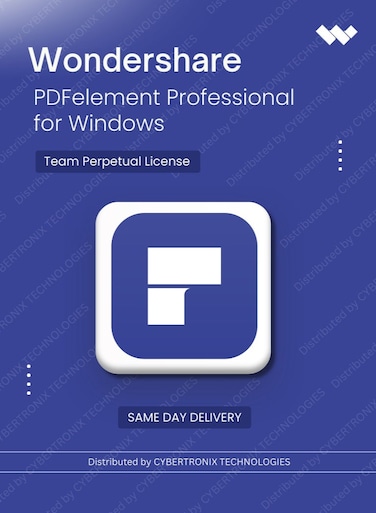 Wondershare PDFelement Professional for Windows Team   LifetimeTime   Digital License   Same Day Delivery