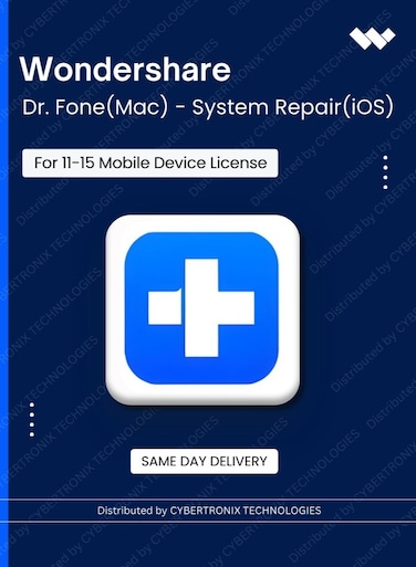 Wondershare Dr.Fone(Mac) - System Repair (iOS)  16-20 Mobile Device   Digital License   Same Day Delivery