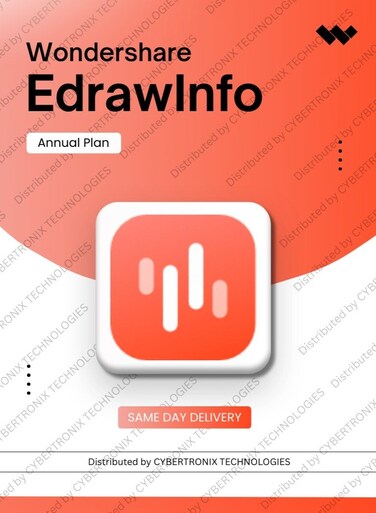 Wondershare EdrawInfo   Annual Plan   Digital License   Same Day Delivery