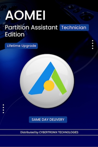 AOMEI Partition Assistant Technician Edition    Lifetime Upgrade   Digital License   SAME DAY DELIVERY
