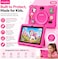 Modio M68 Tablet 7 Inch HD Display, 6GB RAM 128GB Storage, Android 13, Dual Camera, 3000mAh Battery, 5G WiFi, Shockproof Protective Case with Accessories &ndash;Pink