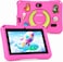 Modio M68 Tablet 7 Inch HD Display, 6GB RAM 128GB Storage, Android 13, Dual Camera, 3000mAh Battery, 5G WiFi, Shockproof Protective Case with Accessories &ndash;Pink