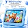 Modio M72 Tablet 7 Inch HD Display, 6GB RAM + 256GB Storage, Android 13, Dual Camera (5MP+2MP), 3000mAh Battery, 5G WiFi, Shockproof Protective Case with Accessories &ndash; Blue