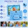 Modio M72 Tablet 7 Inch HD Display, 6GB RAM + 256GB Storage, Android 13, Dual Camera (5MP+2MP), 3000mAh Battery, 5G WiFi, Shockproof Protective Case with Accessories &ndash; Blue
