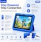 Modio M68 Tablet 7 Inch HD Display, 6GB RAM 128GB Storage, Android 13, Dual Camera, 3000mAh Battery, 5G WiFi, Shockproof Protective Case with Accessories &ndash; Blue