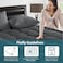 600 GSM Luxury Mattress Topper &ndash; Super Soft Fluffy Bed Pad with Elastic Bands, Extra Thick Breathable Hotel Comfort   Cozy Home Feel better (Gray, Queen Size - W150 x L200 cm)