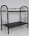 Cozy Home Heavy-Duty Metal Bunk Bed Twin Over Twin with 2 Mattresses   Strong Metal Bunk Bed Frame with Guardrails &amp; Ladder   Space-Saving Twin Metal Bunk Bed for Kids, Teens &amp; Adults &ndash; Black