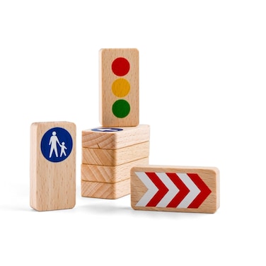 Road Blocks Set Traffic Signs