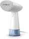 Philips HandHeld Steamer 1000 Series - 900W, Ready in 35 sec, 85 ml Water Tank, Compact, White &amp; Blue STH1000/16