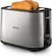 Philips Viva Collection Toaster, Black &amp; Stainless Steel, HD2650/91
