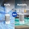 Philips Smart 2-in-1 Air Purifier &amp; Humidifier PureProtect Water 3400 Series - 78 m2, HEPA, Active Carbon, 5 Speed, Sleep Mode, Child Lock, 3.2L Water Tank, Connected, White - AC3420/10