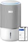 Philips Smart 2-in-1 Air Purifier &amp; Humidifier PureProtect Water 3400 Series - 78 m2, HEPA, Active Carbon, 5 Speed, Sleep Mode, Child Lock, 3.2L Water Tank, Connected, White - AC3420/10