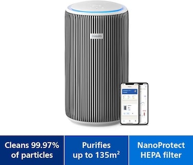 Philips Smart Air Purifier PureProtect 3200 Series Silver/White - AC3220/10