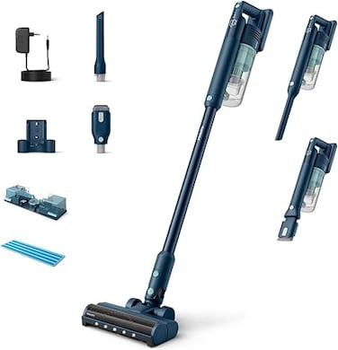 Philips Cordless Vacuum Stick 5000 Series - Digital Motor, PowerCyclone 10, 60 min Runtime, LED Nozzle, Aqua Module, Sage - XC5041/61