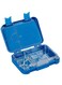 BPA Free Leakproof Airtight Bento Lunchbox with 6 Adjustable Compartments, 760 ml Insulated Tiffin Box with removable tray for Kids and Adults Perfect for School Office (Blue)