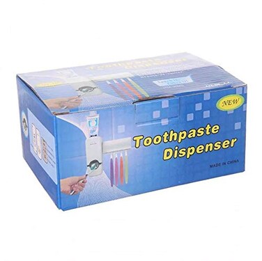 Automatic Toothbrush holder and toothpaste dispenser