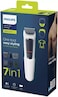 PHILIPS MG3721  Multi-Grooming Series 3000 7-in-1 for Face-Hair-Body-Nose and Ear Kit Grooming Kit 60 min Runtime Trimmer White