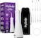 MySmile LP211 Cordless Advanced Water Flosser for Teeth 5 Cleaning Modes Rechargeable Power Dental Flosser 8 Replacement Jet Tips IPX 7 Waterproof Dental Irrigador with Travel Storage Pouch (White)
