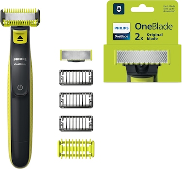 Philips Oneblade Face+Body QP2824, with replacement Blade x2 - QP220,1 Years Warranty