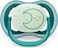 Philips Avent Nighttime Ultra Air Soother, Extra Large Holes, Glow in the Dark, Lightweight, 6 Months+, Green - 2 Pieces Boy X2