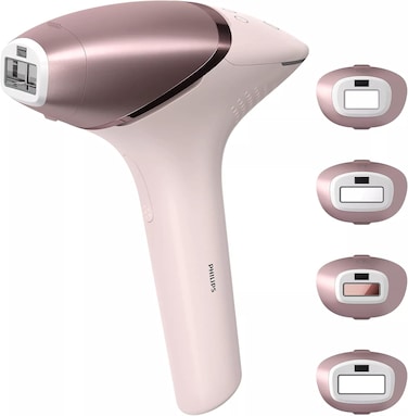 Philips Lumea IPL Epilator With 4 Attachments For Face, Body, Underarm And Bikini, Cordless, BRI958/60, Rose Gold