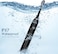 Necomi Sonic Electric Toothbrushes, USB Rechargeable Ultrasonic Tooth Brush with 4 Brush Heads 6 Cleaning Modes and Smart Timer IPX7 Waterproof Cleaning Toothbrushes for Adults and Kids（Black）