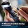 Philips New X3063 Cordless Electric Shaver, 4D Floating Heads, 27 Self Sharpening Blades, Waterproof, Upto 40mins runtime