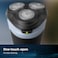 Philips New X3063 Cordless Electric Shaver, 4D Floating Heads, 27 Self Sharpening Blades, Waterproof, Upto 40mins runtime