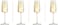 ROYAL LEERDAM 4PCS INDIGO CHAMPAGNE GLASS SET 230 ML