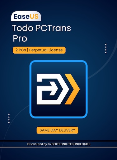 EaseUS Todo PCTrans Pro   2 PCs Perpetual License   Digital License   SAME DAY DELIVERY