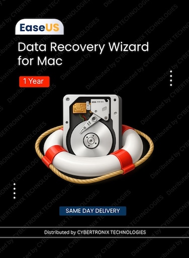 EaseUS Data Recovery Wizard for Mac   1 Device 1 Year   Digital License   SAME DAY DELIVERY