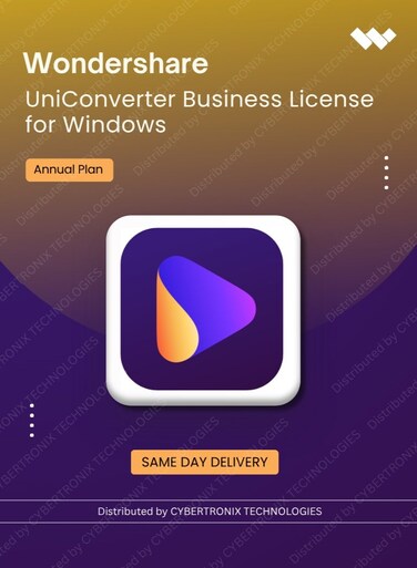 Wondershare UniConverter Business License for Windows   Annual Plan   Digital License   Same Day Delivery