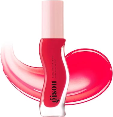 GISOU HONEY INFUSED LIP OIL STRAWBERRY SORBET 8ML
